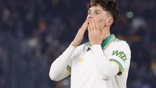 kaiyun-罗马16岁小将阿雷纳：我永远不会忘记这个夜晚；偶像是大罗